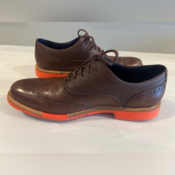 Cole Haan Great Jones Chestnut Brown Leather Oxfords, EUC w/box main image 7